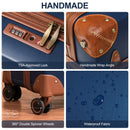 Urecidade Quente! Novo 3 pçs/set retro mala de viagem conjuntos de bagagem rolante 20 "24" 28 "tamanho trole mala bolsa carry ons roda