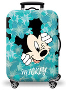 Malas Disney Mickey, malas grossas e elásticas de desenho animado, malas trole de 18 a 32 polegadas, acessórios de viagem