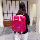 Trolley Bag Set para mulheres, mala impermeável, carrinho de viagem com rodas, moda