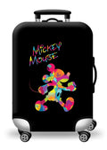 Malas Disney Mickey, malas grossas e elásticas de desenho animado, malas trole de 18 a 32 polegadas, acessórios de viagem