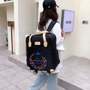 Trolley Bag Set para mulheres, mala impermeável, carrinho de viagem com rodas, moda