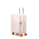 Conjuntos de bagagem multifuncional trole caso de viagem expansível com suporte de copo carregamento usb caso de embarque conjunto mala