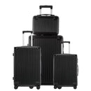 Formsia Spinner-ABS Viagem Mala Set, Hardside Trolley Case, conjuntos de bagagem, 3pcs